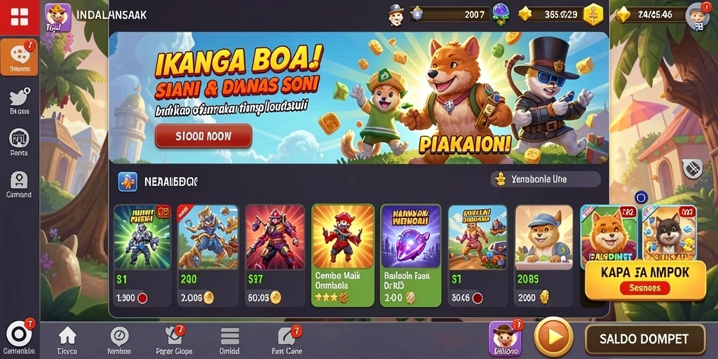 neoparty - Mode permainan yang seru dan kompetitif.