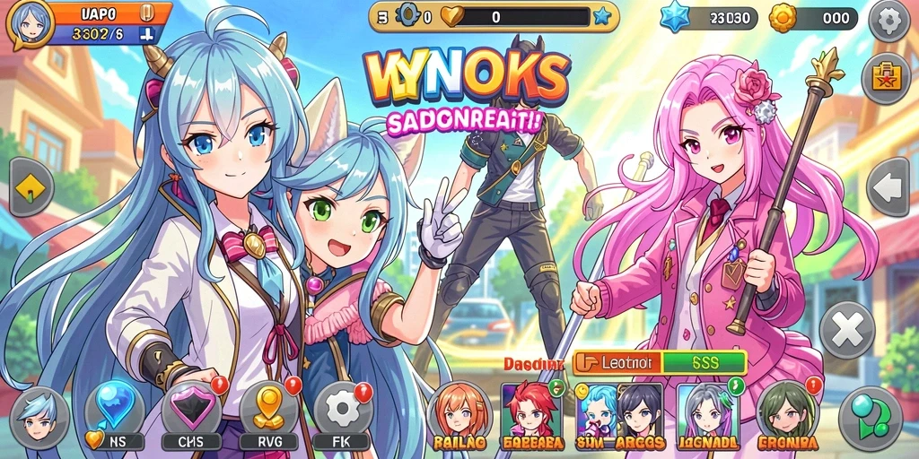 rsngame - Karakter kustomisasi yang beragam.