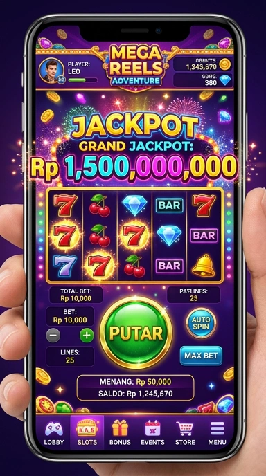 Layar utama gamerp — antarmuka bersih setelah instalasi